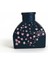 Petrol Mavisi Bahar Dalı Desenli Dekoratif Vazo 7 cm x 7,5 cm 2