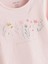 Yeni Sezon Bisiklet Yaka Çiçekli Kız Bebek Pijama Takımı 2'li 3