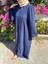 Lacivert Balon Kollu Oversize Ferace 5031 5