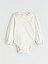Yeni Sezon Bebe Yaka Basic Kız Bebek Çıtçıtlı Bodysuit 1