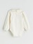 Yeni Sezon Bebe Yaka Basic Kız Bebek Çıtçıtlı Bodysuit 3