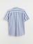 Yeni Sezon Regular Fit Kısa Kollu Çizgili Erkek Gömlek 2