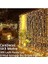 3x3 Metre 8 Fonksiyonlu Animasyonlu Perde LED Işık Saçak LED Işık 300 LED Yılbaşı Işığı Süsü Fişli 3