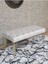 Gold Tel Ayaklı 90 cm Puf Bench - Puf - Bench - Kasalı Oturak - Oturak - Yatak Ucu Puf Krem Renk 90 x 40 Boyut/ebat 1