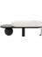 Cilia Beyaz Metal Ahşap Bench 1
