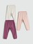 Yeni Sezon Beli Lastikli Basic Kız Bebek Pijama Alt 3'lü 1
