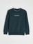 Yeni Sezon Bisiklet Yaka Baskılı Erkek Kalın Sweatshirt 5