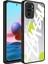 Xiaomi Redmi Note 10S Kılıf Aynalı Desenli Kamera Korumalı Parlak N7TH Mirror Kapak-Yazı 1