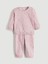 Yeni Sezon Bisiklet Yaka Çiçekli Kız Bebek Pijama Takımı 1
