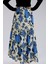 Kadın Uzun Etek - Viskon Kumaş Çiçek Desenli Kadın Uzun Etek 4