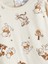 Yeni Sezon Bisiklet Yaka Uzun Kollu Winnie The Pooh Baskılı Erkek Bebek Pijama Takımı 3