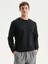 Yeni Sezon Bisiklet Yaka Baskılı Erkek Sweatshirt 1