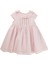 Pembe Kısa Kollu Kız Bebek Elbise 1