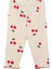 Kiraz Desenli T-Shirt & Tayt Kız Bebek 2'li Set 3