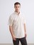 Yeni Sezon Regular Fit Kısa Kollu Çizgili Erkek Gömlek 1