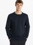 Yeni Sezon Bisiklet Yaka Baskılı Erkek Sweatshirt 1