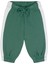 Kontrast Yeşil Sweatshirt Pantolon Unisex Bebek Ikili Set 3
