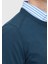 Petrol Bisiklet Yaka Düz Örgü Yün Karışımlı Triko Kazak 4