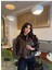 Yeni Sezon Suni Oversize Bomber Deri Ceket 1