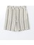 Yeni Sezon Standart Kalıp Çizgili Erkek Şort 5