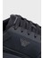 Erkek Rahat Taban Armani Kartal Logolu Lacivert Sneaker EM003666 AF19532-MB007 4