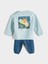 Yeni Sezon Erkek Bebek Sweatshirt ve Eşofman Alt 2'li 1