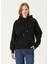 Siyah Kapüşonlu Sweatshirt 1