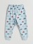 Yeni Sezon Bisiklet Yaka Baskılı Erkek Bebek Pijama Takımı 4