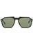 Popstar Hm 1747 C2 Siyah Gümüş Metal Unisex Güneş Gözlüğü 2