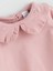 Lc Waıkıkı Pembe Bebe Yaka Kız Bebek Triko Sweatshirt ve Tayt 2'li 3
