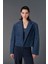 Cep Detaylı Oversize Kaşe Crop Ceket 1