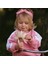 Pembe Beyaz Kontrastlı Sweatshirt ve Pantolon Kız Bebek 2'li Set 6