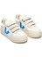 Small V-90 Beyaz Mavi Çocuk Deri Sneaker 2