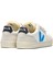 Small V-90 Beyaz Mavi Çocuk Deri Sneaker 3