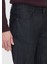 Siyah Düz Slim Fit Denim Pamuk Karışımlı Pantolon 3
