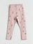 Yeni Sezon Bisiklet Yaka Baskılı Kız Bebek Pijama Takım 5