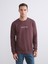 Yeni Sezon Bisiklet Yaka Baskılı Erkek Kalın Sweatshirt 1