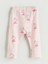 Yeni Sezon Beli Lastikli Baskılı Kız Bebek Pijama Alt 2