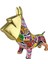 Graffiti Pixel Köpek Figürlü Dekoratif Biblo 35 cm 1