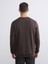 Yeni Sezon Bisiklet Yaka Baskılı Erkek Kalın Sweatshirt 4