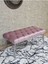 Krom Tel Ayaklı 90 cm Puf Bench - Puf - Bench - Kasalı Oturak - Oturak - Yatak Ucu Puf Pembe Renk 90 x 40 Boyut/ebat 1