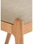 Viking Naturel Meşe Bej Kumaş Döşemeli Yemek Odası Sandalyesi 6