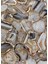 Agate Cut Altın Rengi Mermer Yan Sehpa 5