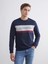 Yeni Sezon Bisiklet Yaka Uzun Kollu Baskılı Erkek Sweatshirt 1