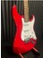 Strat Kasa Kırmızı Elektro Gitar 4/4 Tam Boy SSS Manyetik Dizilimi ile 4