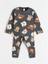 Yeni Sezon Hayvan Baskılı Erkek Bebek Pijama Takımı 1