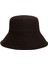 Koyu Kahverengi Kadın Bucket Şapka 1