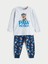 Yeni Sezon Bisiklet Yaka Paw Patrol Baskılı Erkek Çocuk Pijama Takımı 1