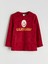 Yeni Sezon Bisiklet Yaka Galatasaray Baskılı Erkek Çocuk Pijama Takımı 2
