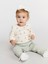 Yeni Sezon Baskılı Kız Bebek Çıtçıtlı Bodysuit 2'li 2
